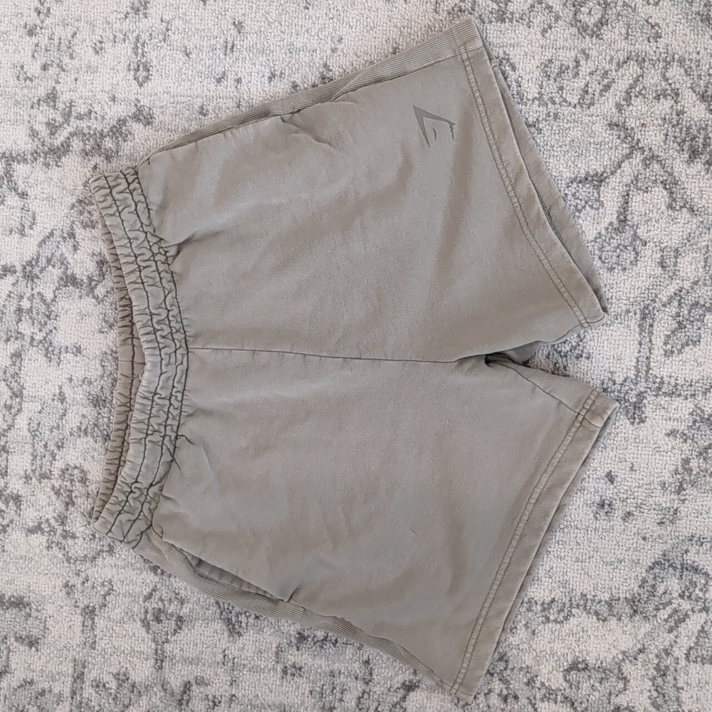 Gymshark Power Washed 5in Short in Ecru Brown